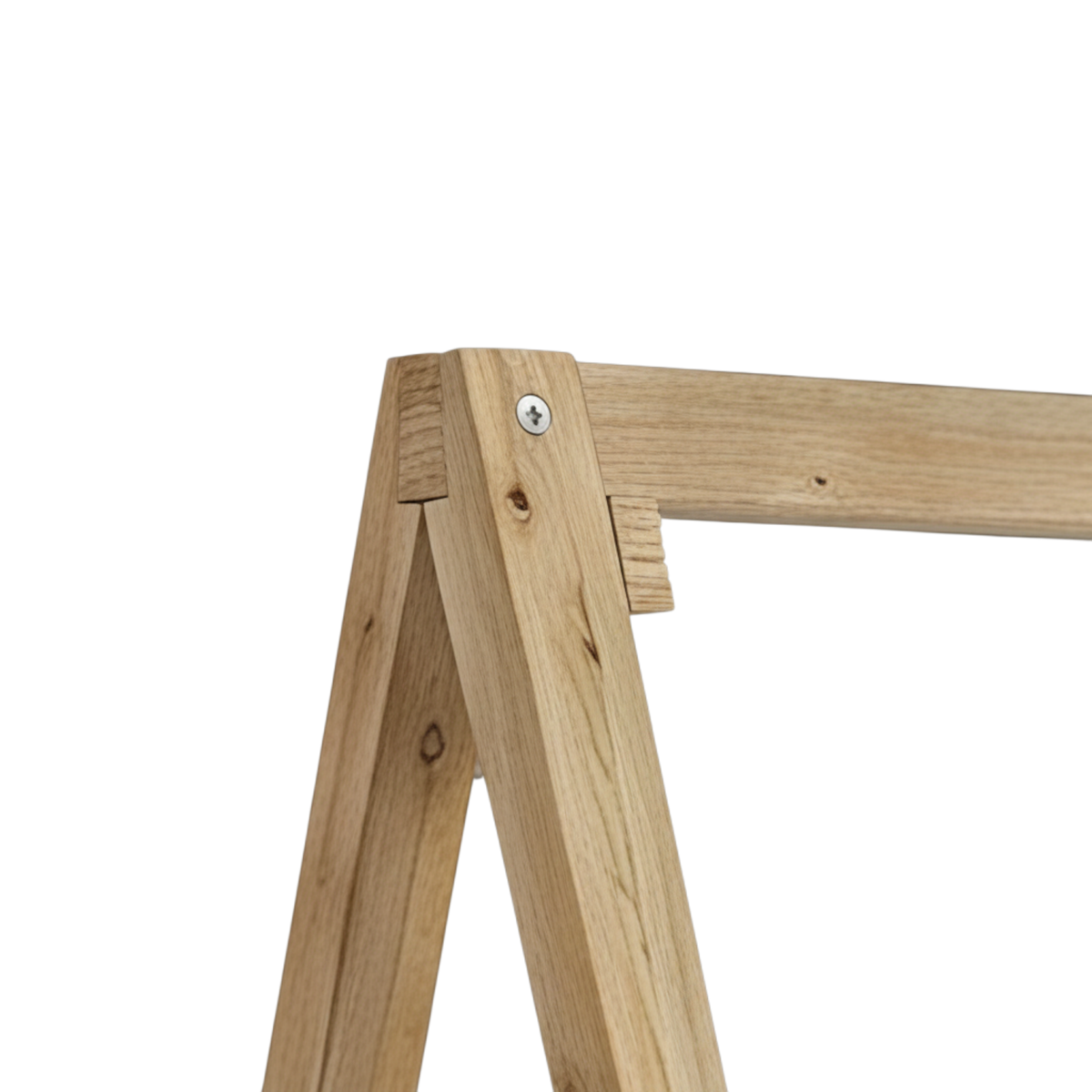A Gestell mit Querbalken der Kletterschaukel Bödefeld im Detail
