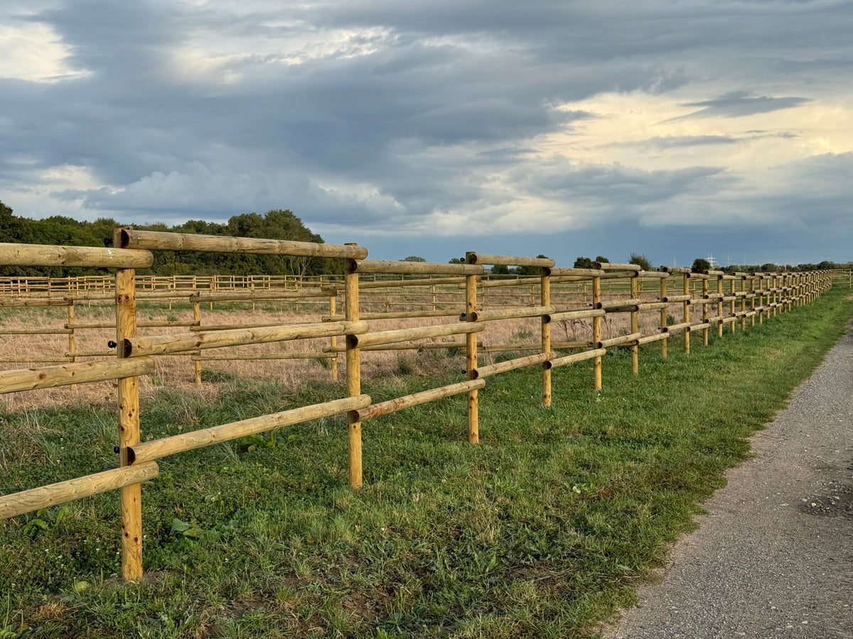 Wie baue ich einen Weidezaun? Koppelzaun bauen