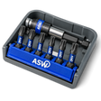 ASW HPI Impact Bitsatz 25 mm in blauer Box mit Bithalter und Schrauberbits