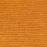 Farbmuster Holzöl Spezial in Orangebraun auf Holzoberfläche