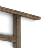 Handlauf auf dem Geländerpfosten der Bogenbrücke, Detail