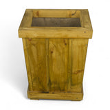 Pflanzkübel Blumenkübel Orke kesseldruckimprägniert, hoher quadratischer Holzkübel aus Nadelholz, Freisteller