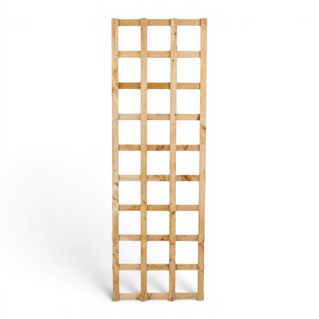 Rankgitter Holzgitter Schonberg 60 x 180 cm kesseldruckimprägniert mit quadratischem Lattenraster, Freisteller
