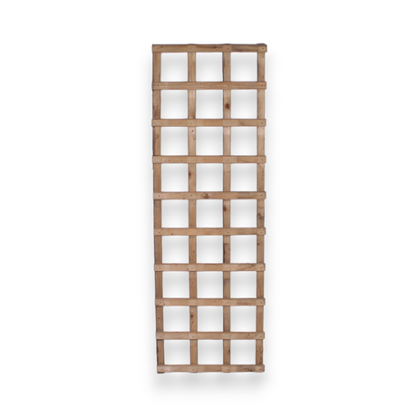Rankgitter Holzgitter Homberg kesseldruckimprägniert mit quadratischem Lattenraster im Hochformat, Freisteller