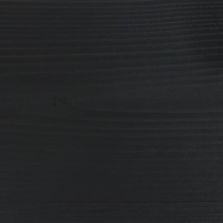 Farbmuster Holzschutzlasur in Schwarz auf Holz
