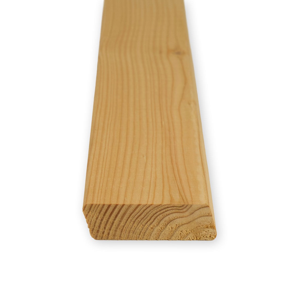 Rhombusleiste naturbelassen von vorn mit Blick auf die Stirnseite
