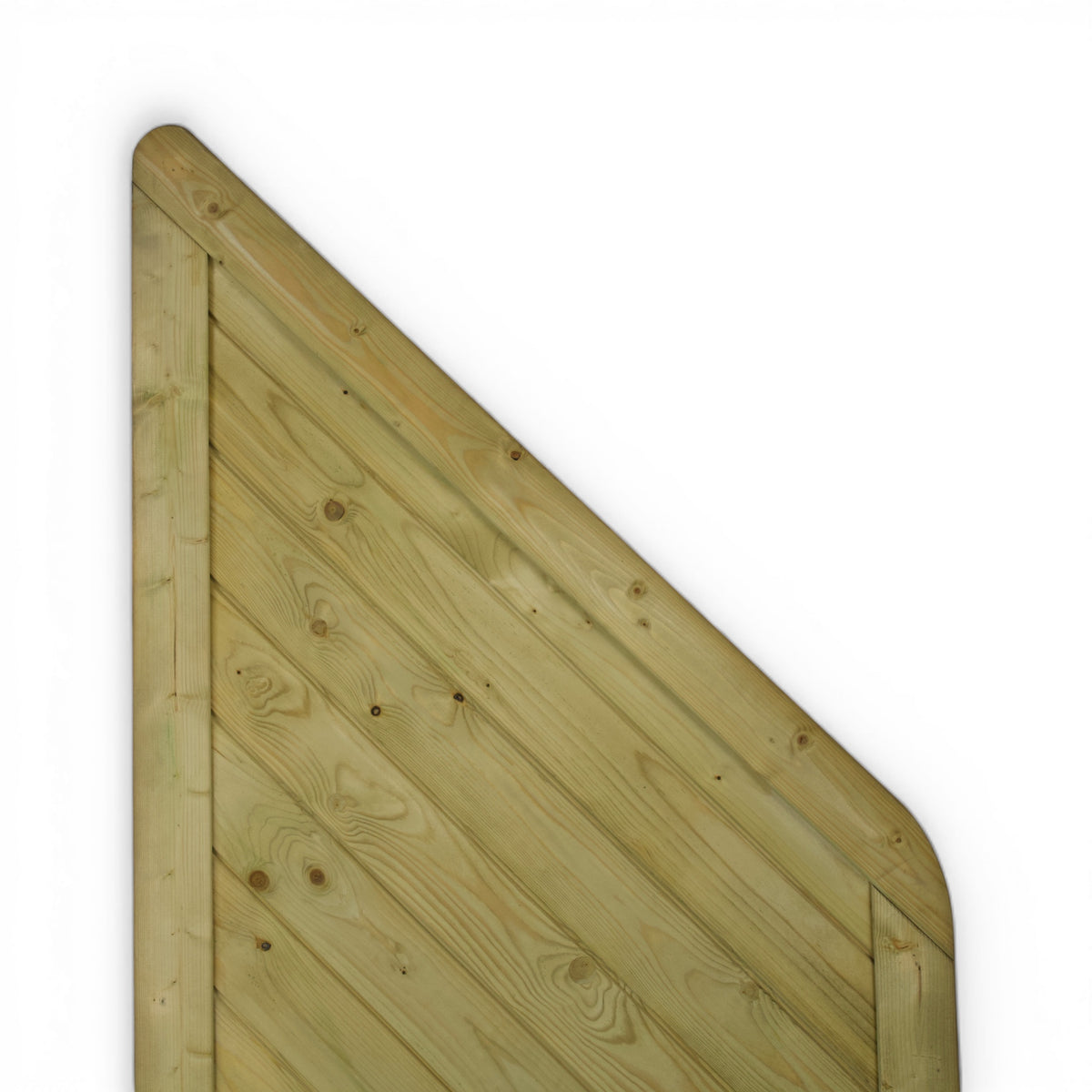 Abgeschrägte Oberkante des Anschlusselements Hemberg im Detail