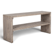 Regal Massivholz I Renautal von ANTE NEO aus Nadelholz, niedriges Sideboard mit Zwischenboden, Freisteller
